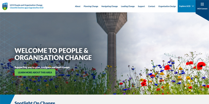 Change website